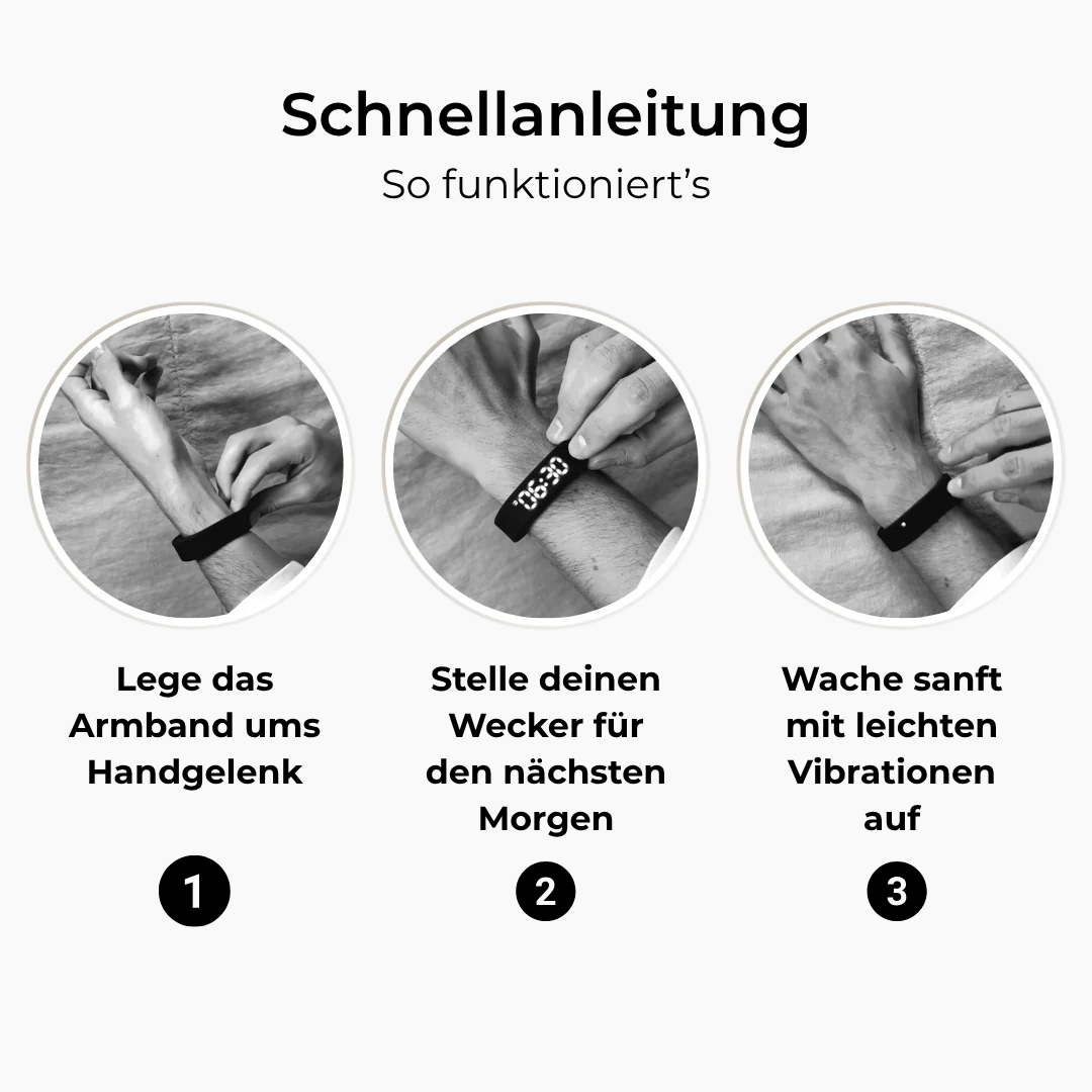 VibraWake™ – Dein 100 % Aufwach-Wecker