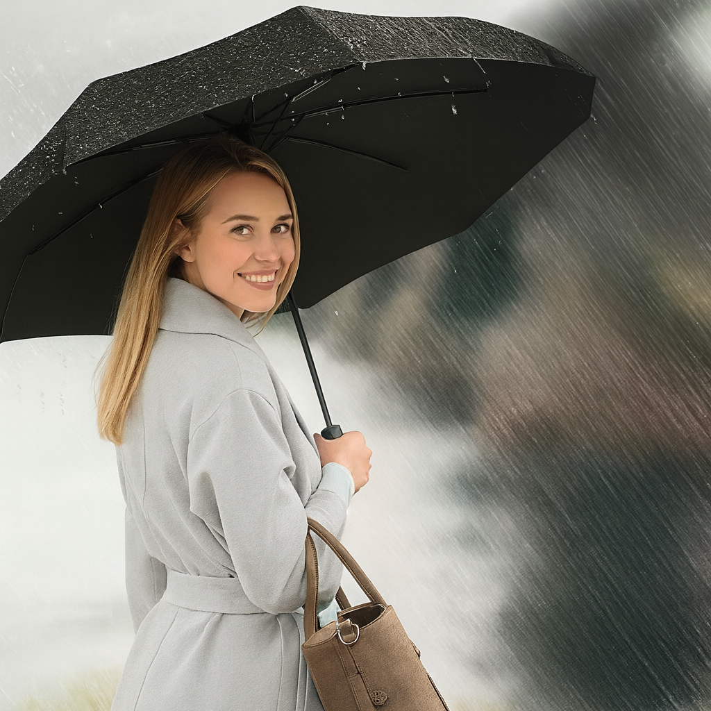 RainProtect™ – Automatischer LED-Regenschirm